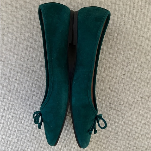 Cole Haan Yara Soft Ballet, Rainforest Suede Green, Size 9, NWT No box - Picture 3 of 9